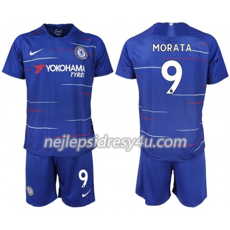 Fotbalový Dres Chelsea MORATA 9 Dětské Domácí 2018/19